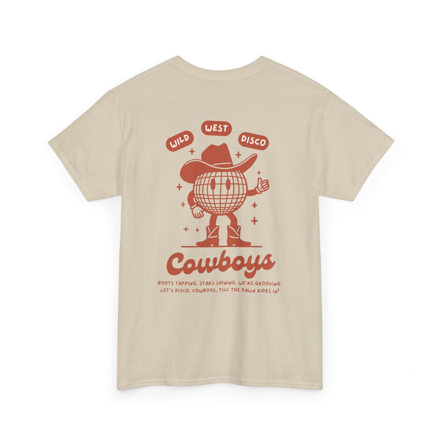 Cowboy Disc Unisex  Cotton Tee