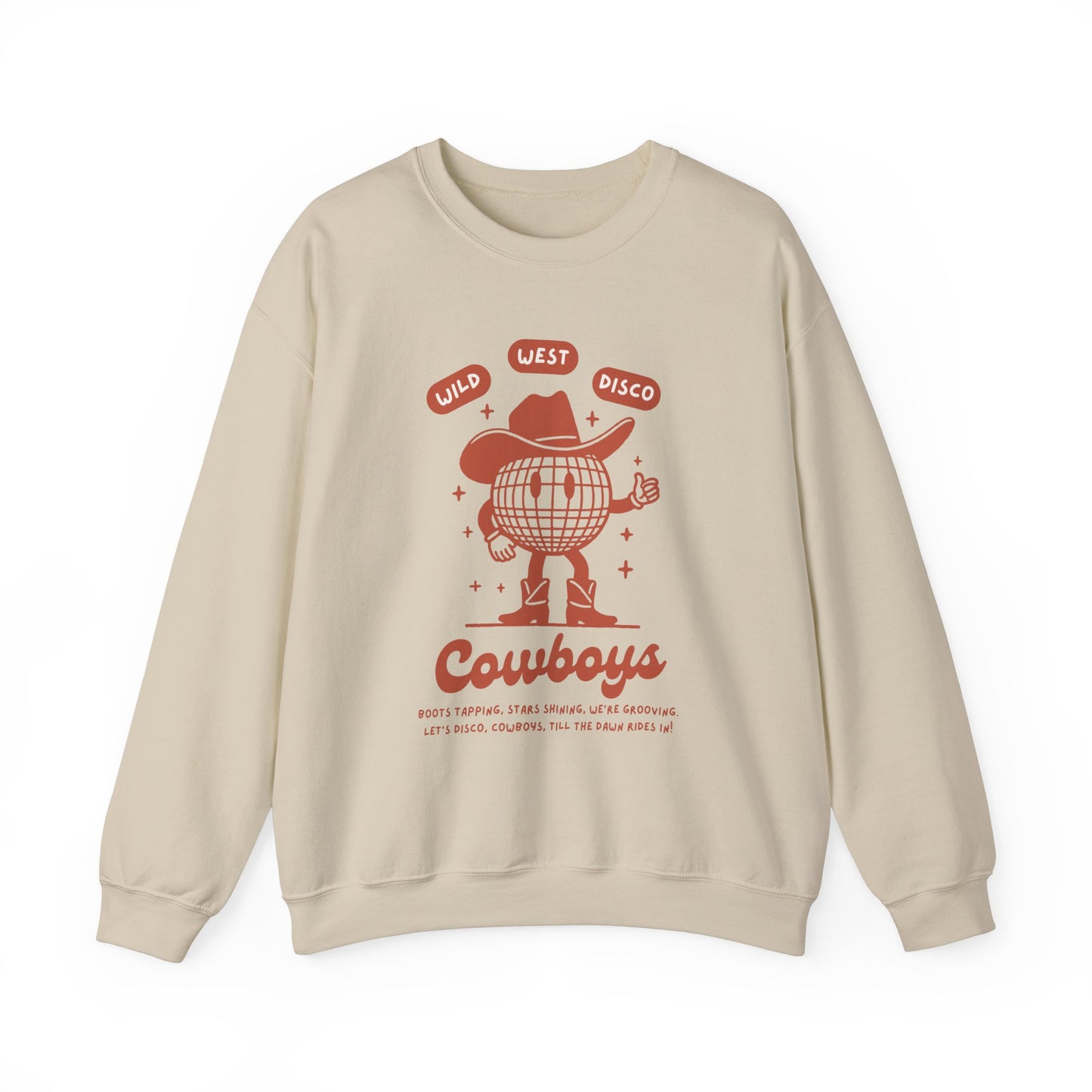 Cowboy Disc Unisex Sweatshirt