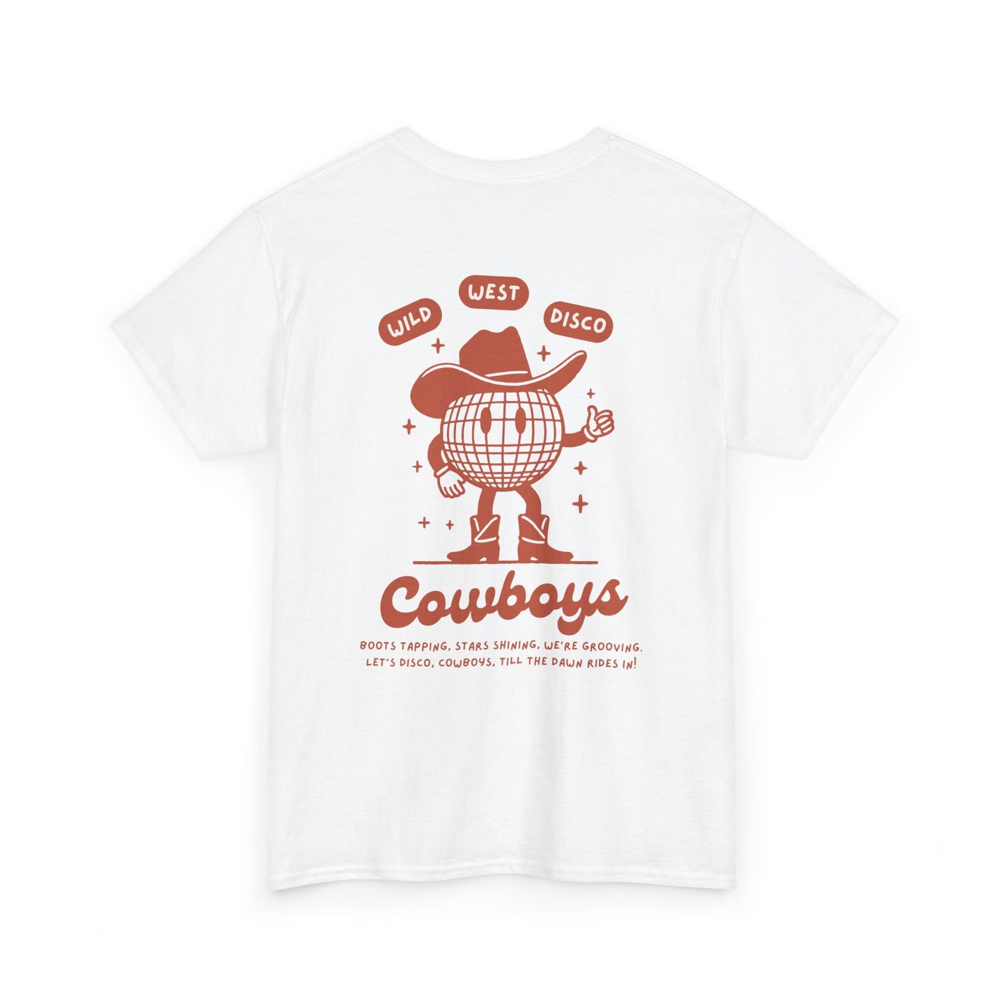 Cowboy Disc Unisex  Cotton Tee