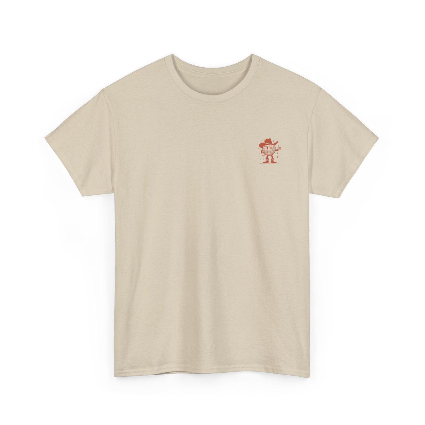 Cowboy Disc Unisex  Cotton Tee