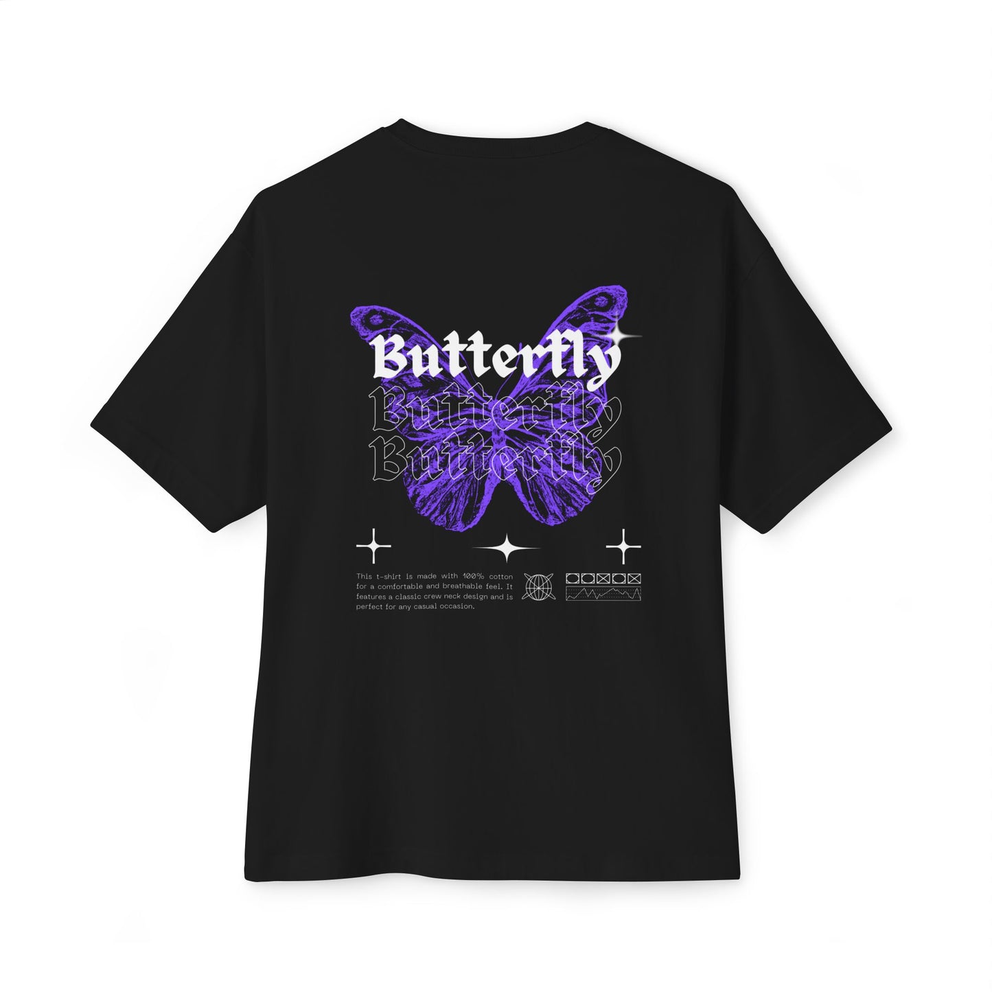 Butterfly Unisex Oversized Tee