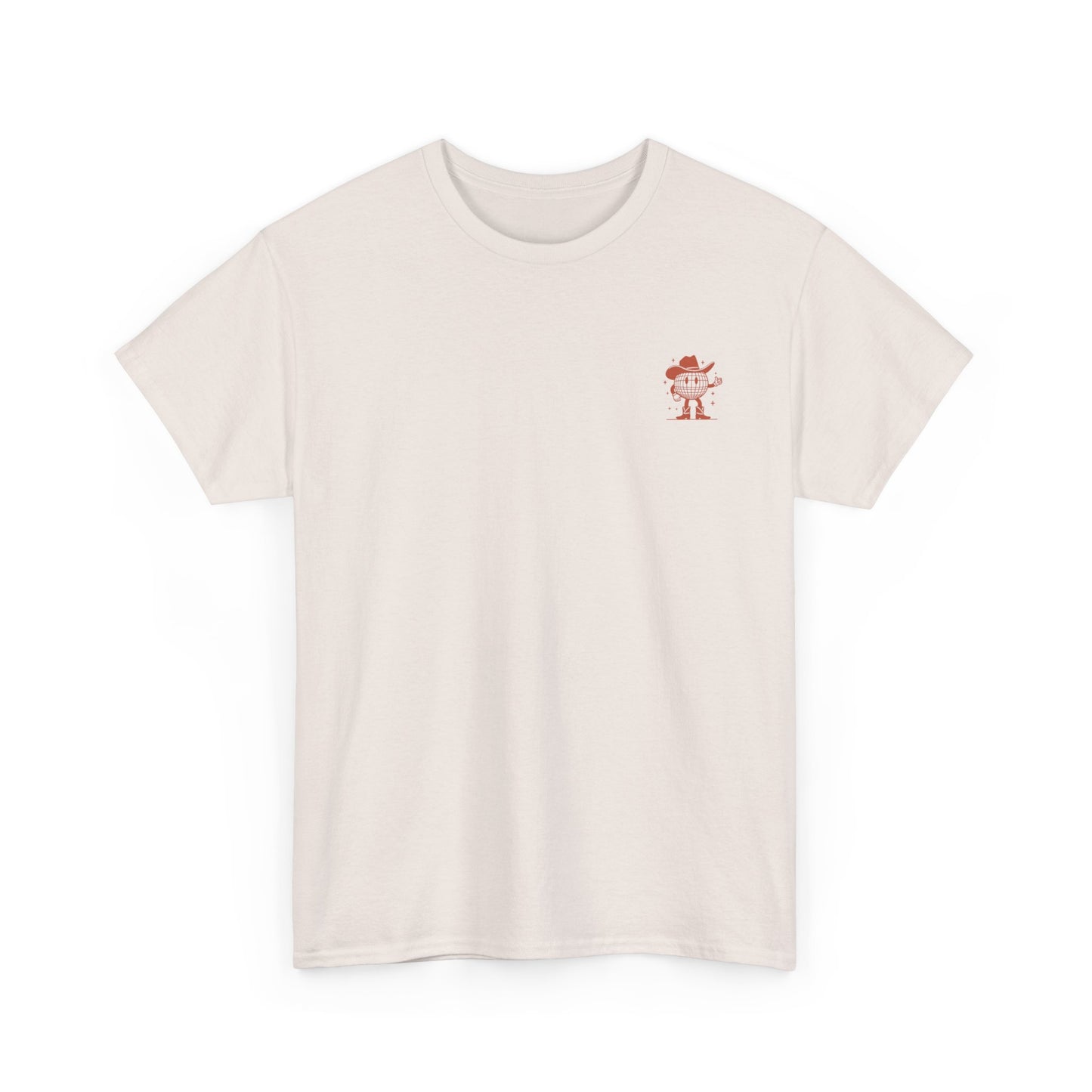 Cowboy Disc Unisex  Cotton Tee