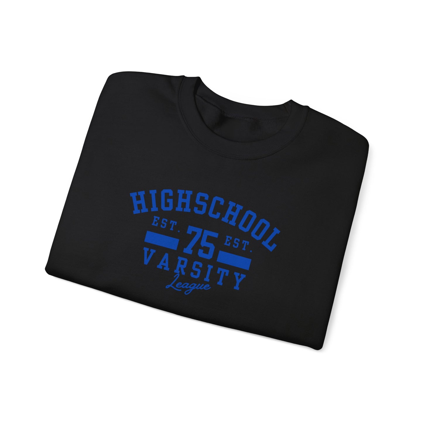 Retro Highschool Varsity Crewneck Sweatshirt