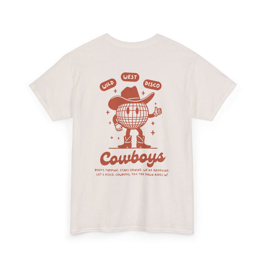 Cowboy Disc Unisex  Cotton Tee